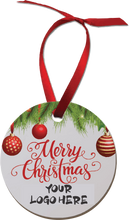 Load image into Gallery viewer, 4840  Christmas Ornament White
